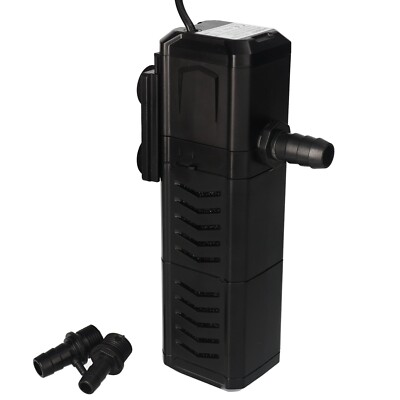 Hidom Aquarium Innenfilter 2000l/h für Tropen- oder Meerwasseraquarium bis 400L