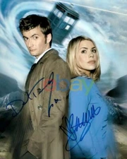 David Tennant & Billie Piper Signed 8x10 Photo Doctor Who autographed reprint