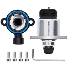 Throttle Position Sensor & Idle Air Control Valve Set TPS IAC For LS Chevy GM