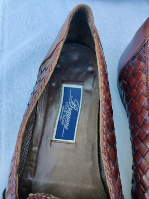 COLE HAAN Bragano Italy Men's Shoes Loafers Brown Leather COLE HAAN Bragano Italy Men's Shoes Loafers Brown Leather
