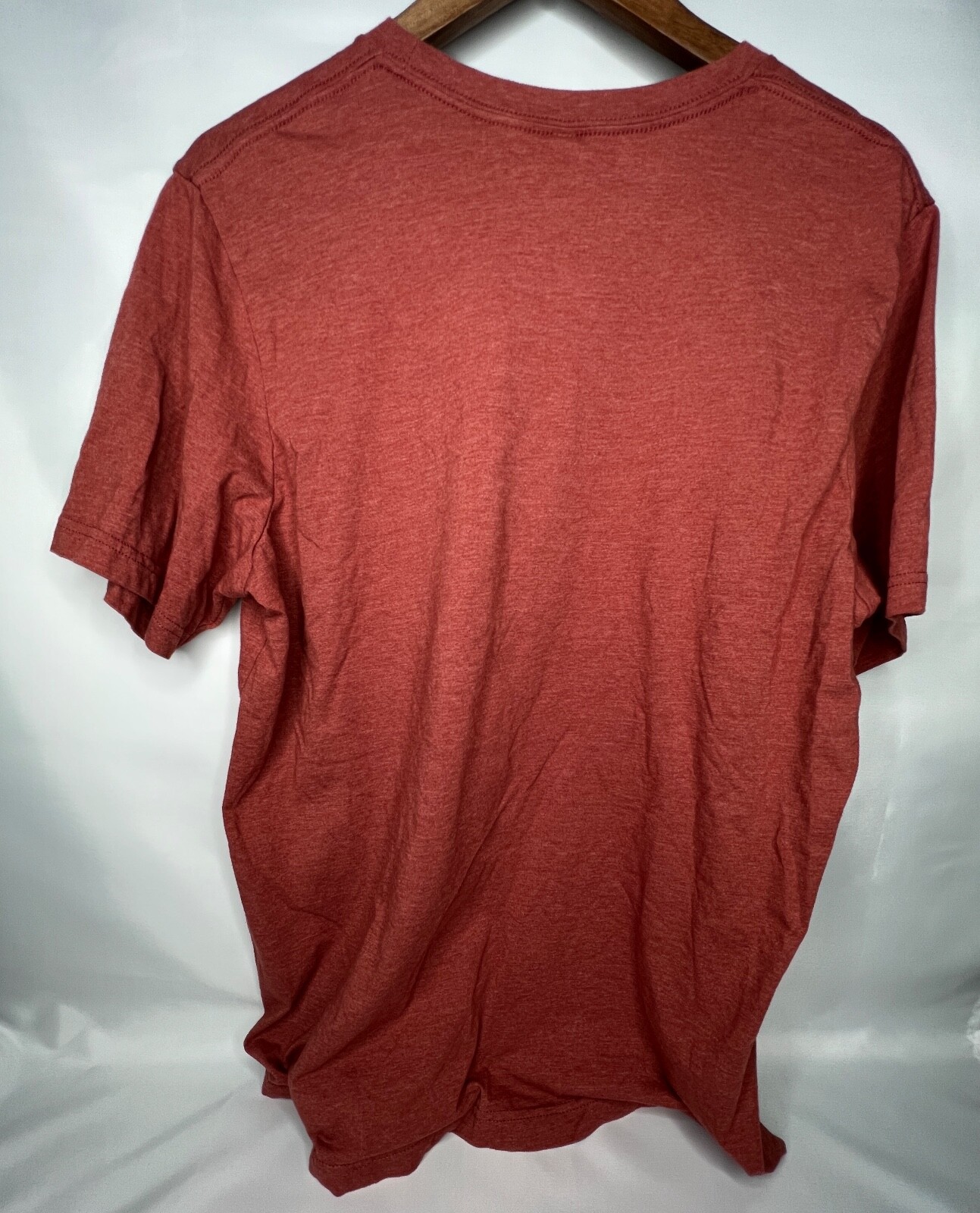 T shirt donna Peachy Keen arancione bruciato di Bella + tela manica corta taglia XL