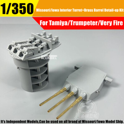 USS BB-63 Missouri 1945 Detail Up Set Advanced Deck Blue Wooden Deck (for Tamiya