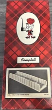 Campbell Scale Models HO Scale Kit #766 Thru Plate Girder Bridge NOS!