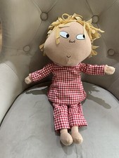 Charlie & Lola 16" Soft Toy Lola Doll TALKING collectors 2005 Please Read