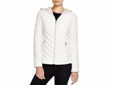 Laundry By Shelli Segal Synthetic Hooded Packable Puffer Jacket Size L Rrp- £200