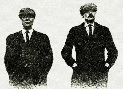 PEAKY BLINDER ACEO Kunstkartendruck (2,5'' x 3,5'') limitierte Auflage 1/3
