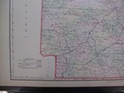 Gray & Son Antique Hand Colored Map Arkansas Little Rock Texarkana Camden 1876 — photo 4