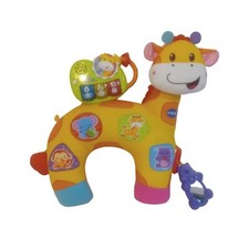 Vtech Tummy Time Discovery Pillow Stuffed Toddler Yellow Pink Purple Musical