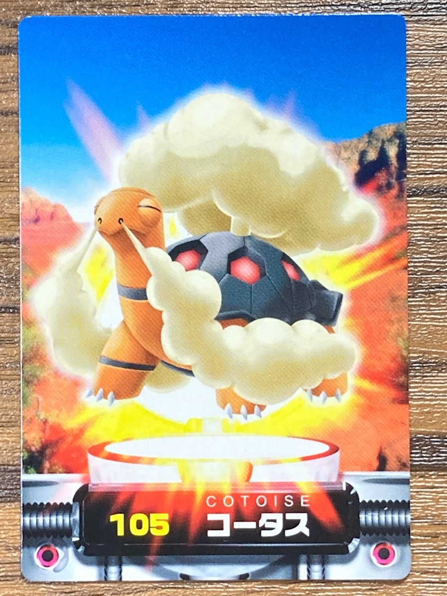 Pokemon Advanced Generation Zukan Nintendo Card Torkoal Japan