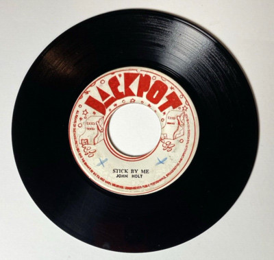 John Holt   Stick By Me / It's A Pleasure Jackpot Label Reggae 45 RPM