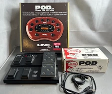Line 6 PODxt w/Orig Box, Manual, Power | FBV Express MKII | POD Mounting Adaptor
