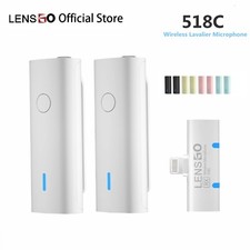 LENSGO 518C 2.4g Wireless Lavalier Microphone for Smartphone iPhone Android