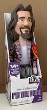 NEW! BIG LEBOWSKI Shelf Talker - Dude Talking Figure - Plush Doll - 14+ Phrases