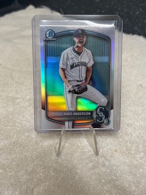 2025 Bowman Draft Kade Anderson Chrome Image Variation 1st SSP Mariners