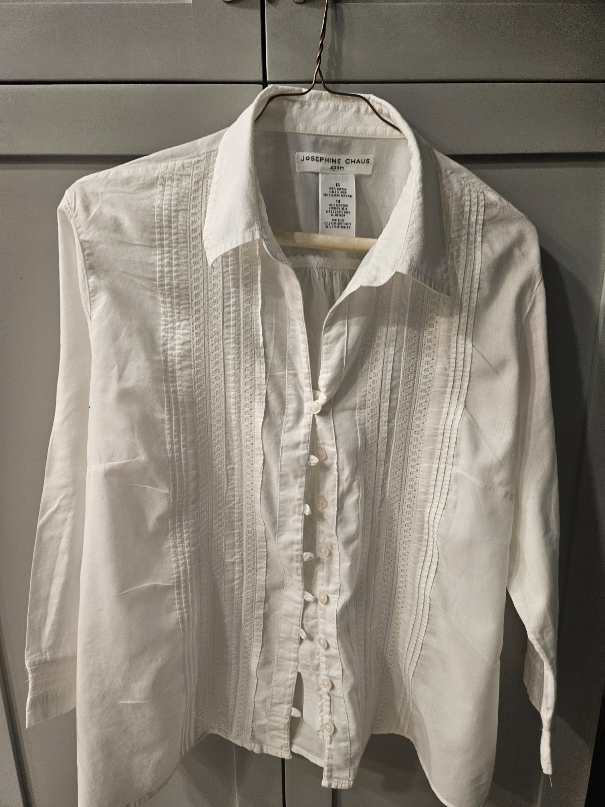 josephine chause button down blouse 14 - image 1