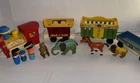 Vintage 1973 Fisher Price Little People Play Family Circus Train