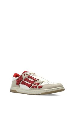AMIRI Pacific Bones Men's Red White Beige Cushioned Breathable Sneakers