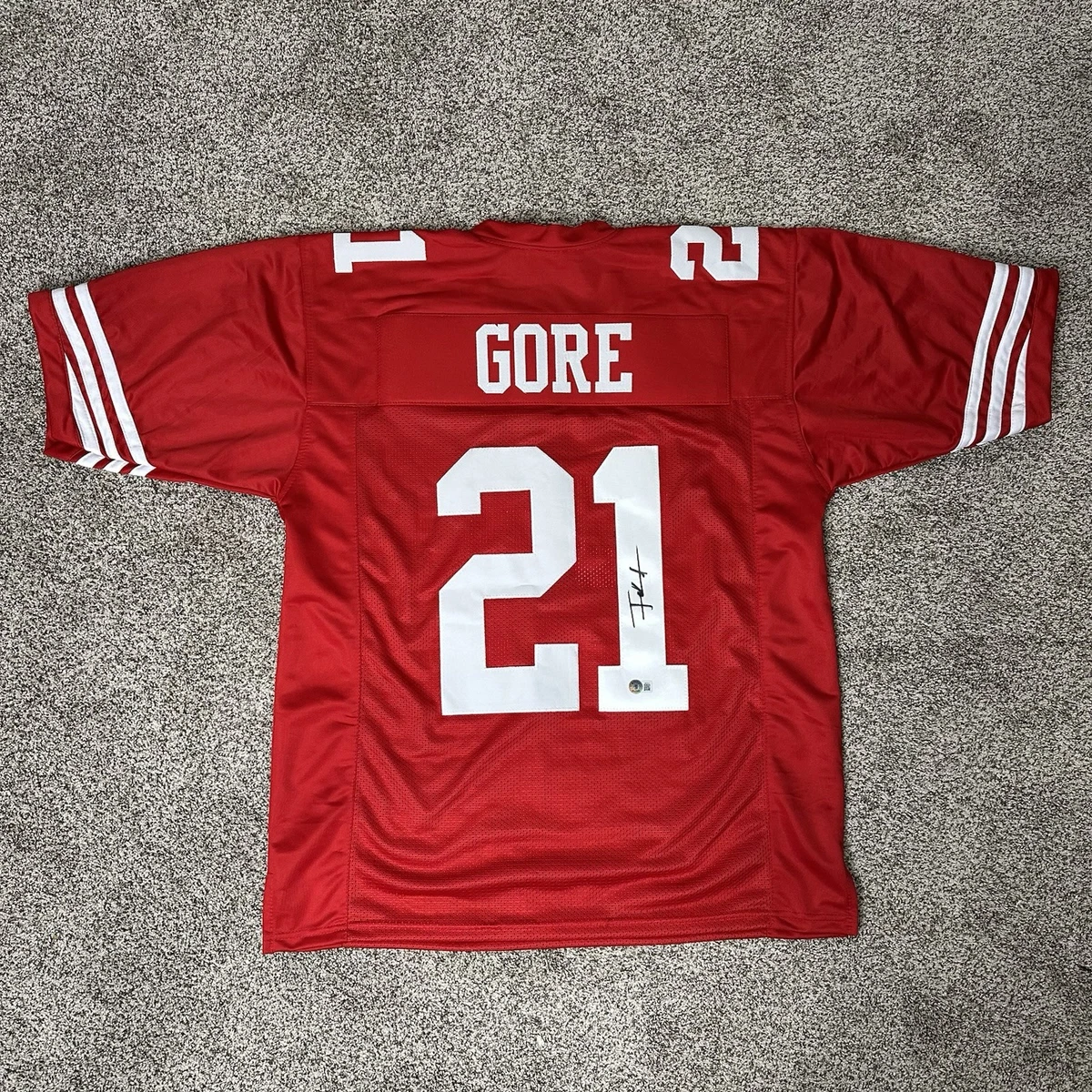 NFL フランク・ゴア　サイン入りユニホーム　SF 49ers Frank Gore NFL Original Autographed Jerseys for sale | eBay