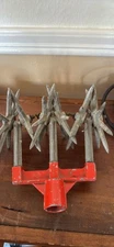 Vintage Garden Rotary Cultivator Head Metal Soil Tiller Attachment Tool