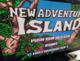 New Adventure Island (Turbo Grafx-16) HuCard & Sleeve Only  
