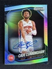 2024-25 Panini Prizm Black Cade Cunningham #8 Silver Autographs Auto &11221Opens in a new window or tab