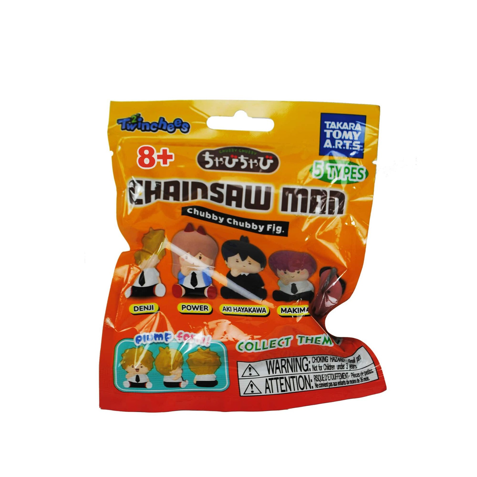 Chainsaw Man Twinchees Chubby Chubby 5cm Figure by Tomy – Mystery Pack (1 Select