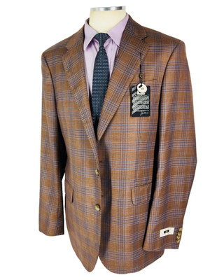 NWT 42L Joseph Abboud Ltd Edition Barbera 2 Button 100% Wool Blazer Sport Coat