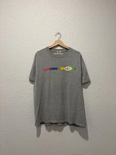 Vintage Y2K Ebay Graphic T-shirt Gray Size Large Delta Pro Weight