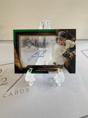 2024 Five Star - Christian Yelich #PP-CYE Pentamerous Penmanship Auto /10 (J)