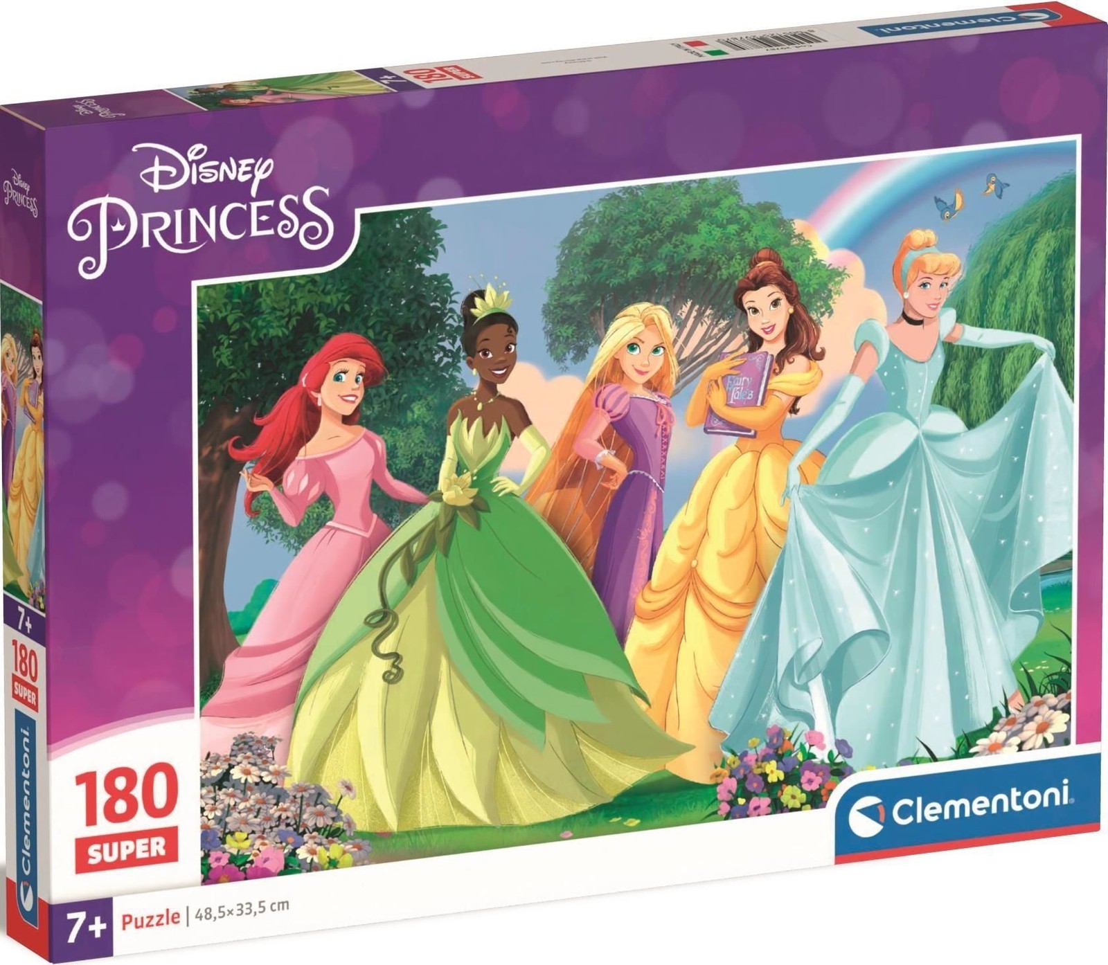 Merchandising Clementoni Puzzle Bambini Princess180 Super Pz Made In Italy