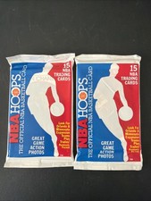 💥1989-90 NBA Hoops Basketball Pack Factory Sealed  X2 Jordan-Bird-Robinson