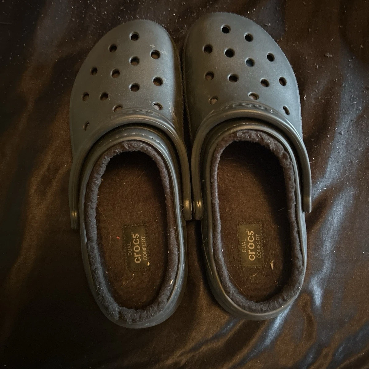 Crocs Lined Clog Shoes Men’s Size 12 Brown Faux Fur Slip On Comfort Warm Casual Crocs Classic Lined Shorty - Sepia | Slippers | Huckberry main image 2