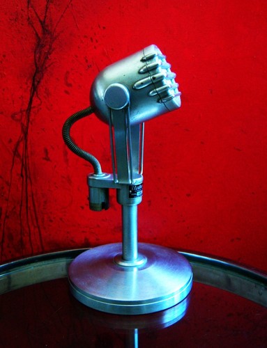 Vintage RARE 1940's Electro Voice 640C dynamic microphone old w E.V 423A stand - Picture 3 of 18