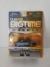 Jada 1:64 Big Time Muscle 1965 Chevy Impala '65 2005 Wave 4 Blue