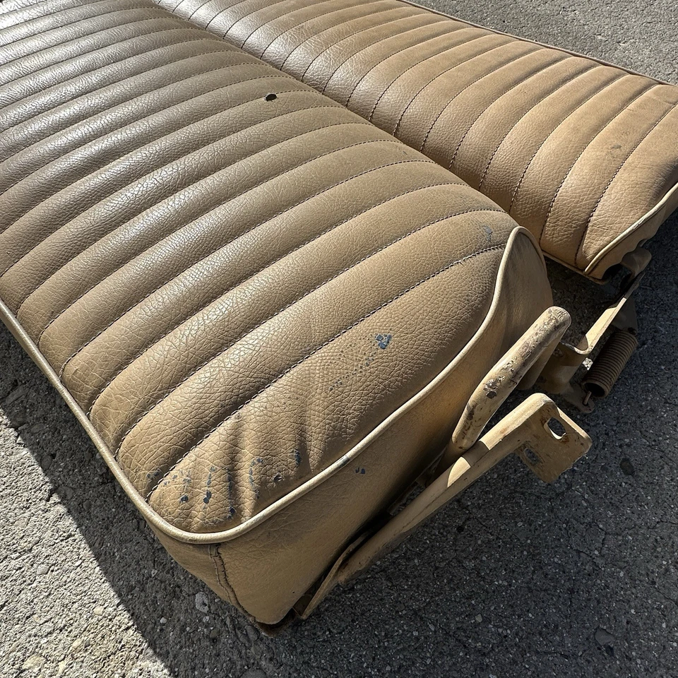 Banco traseiro Ford Supercab 1973-1979 F150 F250 F350 caminhão dobrável - Imagem 4 de 4