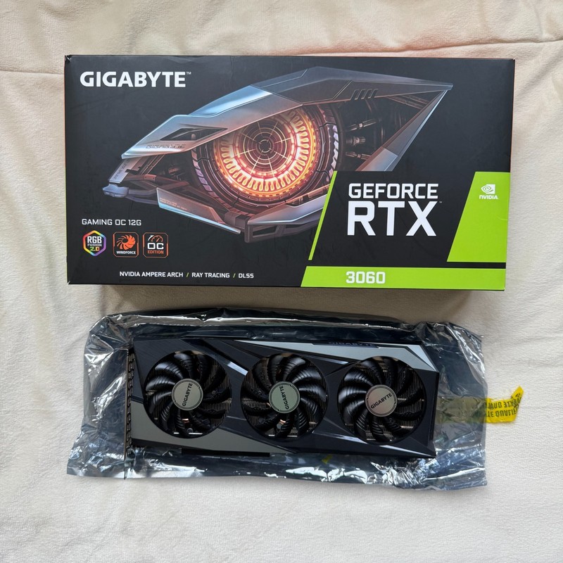 GIGABYTE NVIDIA GeForce RTX 3060 GAMING OC 12GB GDDR6 Graphics Card ORIGINAL BOX