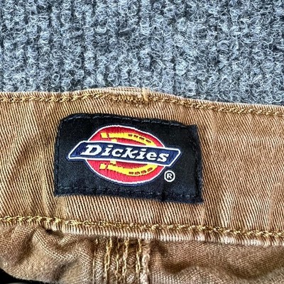 Vintage Dickies Carpenter Jeans Men's 30 Brown Denim Stretch