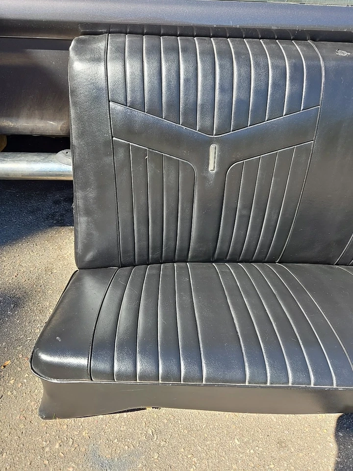 Juego de asientos traseros Pontiac Lemans GTO 1968-69 techo rígido asientos traseros usados carrocería 1969 OEM Foto 4 de 4