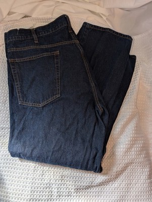 Old Navy Loose Ample Jeans Mens 44x30 Dark Denim Classic