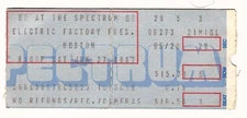 Boston the band 6/27/87 Philadelphia PA The Spectrum Ticket Stub!