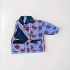 Vintage 90s Circo 2T Plaid Flannel Toddler Jacket Corduroy Collar Barn Coat Red