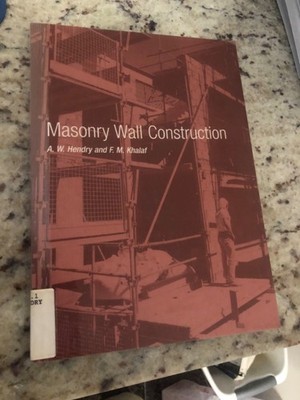 Masonry Wall Construction - 9780415232821