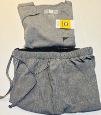 WONDER WINK RENEW MENS GREY XL SCRUBS 6034-GRHT TOP PANTS NEW