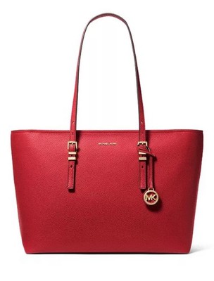 NWOT Michael Kors Jet Set Large Saffiano Leather Top-Zip Tote. New Without Tags