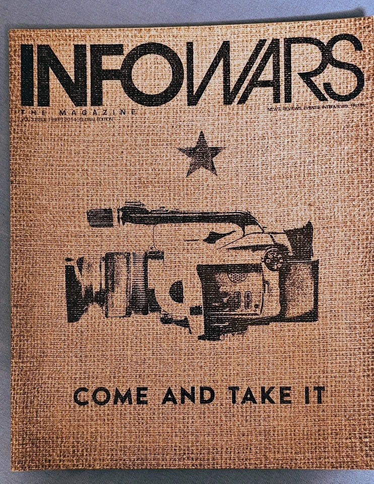 INFOWARS Magazines Complete VOL. 3   Issues 1,2 3, and 14  Bumberstickers - Imagem 2 de 4
