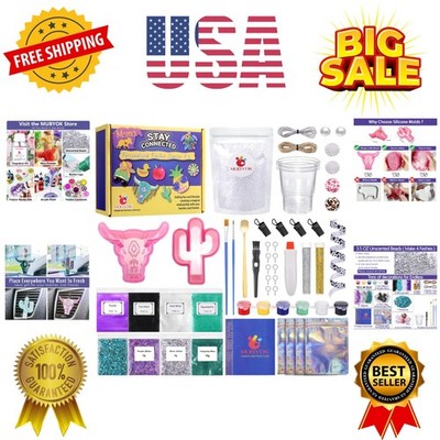 M139 57PCS Car Freshie Supplies Starter kit with Unscented Aroma Beads,Silico...