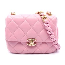 Chanel Mini Matelasse Leather Shoulder Bag
