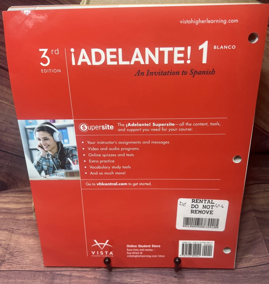 Adelante! 1  (Looseleaf) - Text Only - 3rd edition - Image 2 of 2