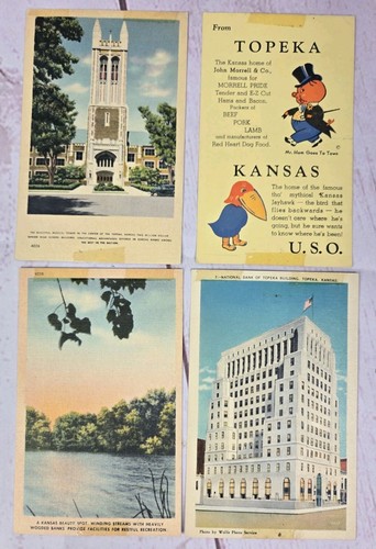Vintage Lot von 26 Postkarten aus den 1940er Jahren Kansas Farms USO - Beschreibung lesen - Bild 8 von 17