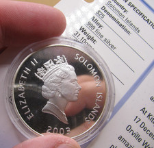 BULLION Royal Mint 2003 999 Fine Silver TROY 1oz Proof Coin CHINA CLIPPER 110.00 per troy oz